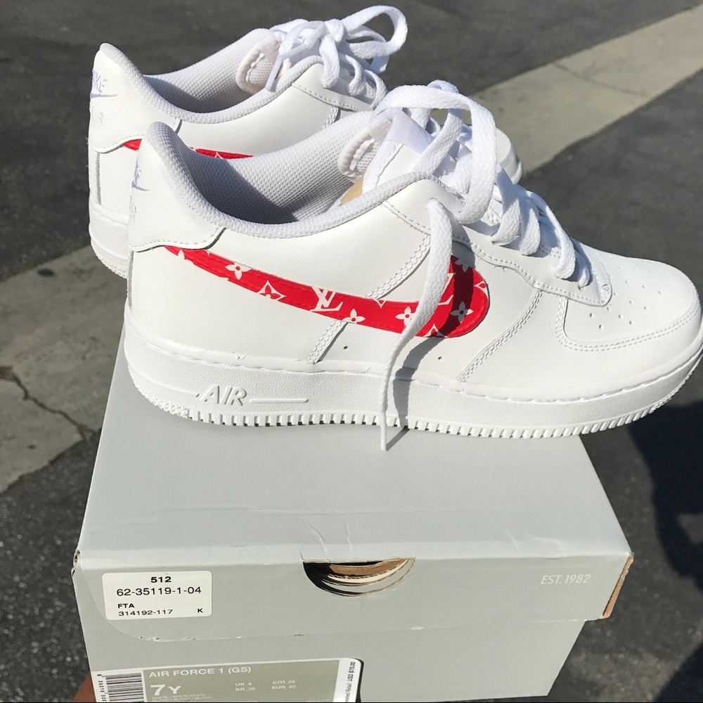LV custom Air Force 1’s - Picture 1 of 2